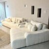 Elysian Super Comfy 3-Seater Sofa with Cinema long Cozy Sofa - Customizable Sectional Sofa for Living Room, Premium Upholstery, L-Shape Design