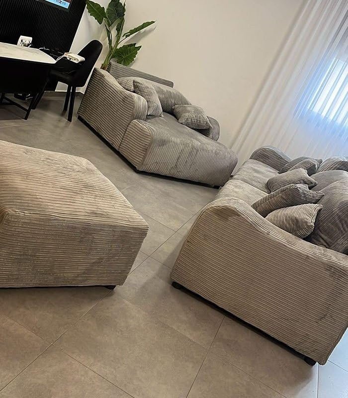 Elysian Super Comfy 3-Seater Sofa with Cinema long Cozy Sofa - Customizable Sectional Sofa for Living Room, Premium Upholstery, L-Shape Design - Image 2