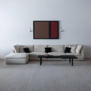 Cloud Heavenly Feather Sofa-Modular - Customizable Sectional Sofa for Living Room, Premium Upholstery, L-Shape Design