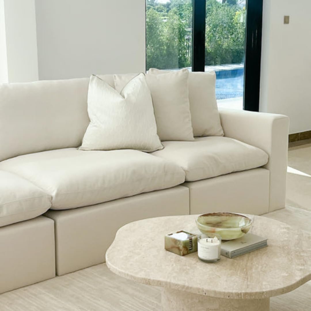 Cloud Feather Modular Sofa - Customizable Sectional Sofa for Living Room, Premium Upholstery, L-Shape Design - Image 3
