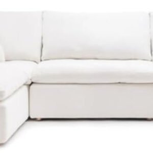 Cloud Feather L-Shape Modular Sofa - Customizable Sectional Sofa for Living Room, Premium Upholstery, L-Shape Design