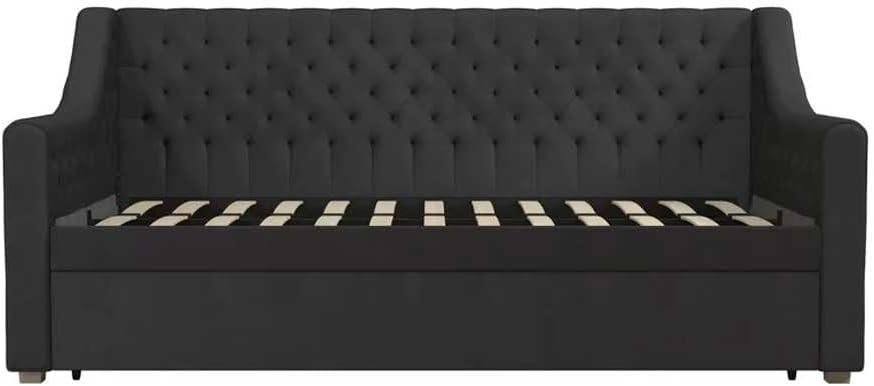 Upholstered Single Daybed - Versatile Upholstered Daybed, Perfect for Lounging or Guest Rooms - Image 4