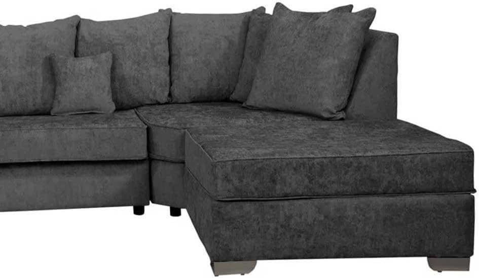 Hervie Sectional U-Shape sofa with 2 Ottomans - Customizable Sectional Sofa for Living Room, Premium Upholstery, L-Shape Design - Image 3