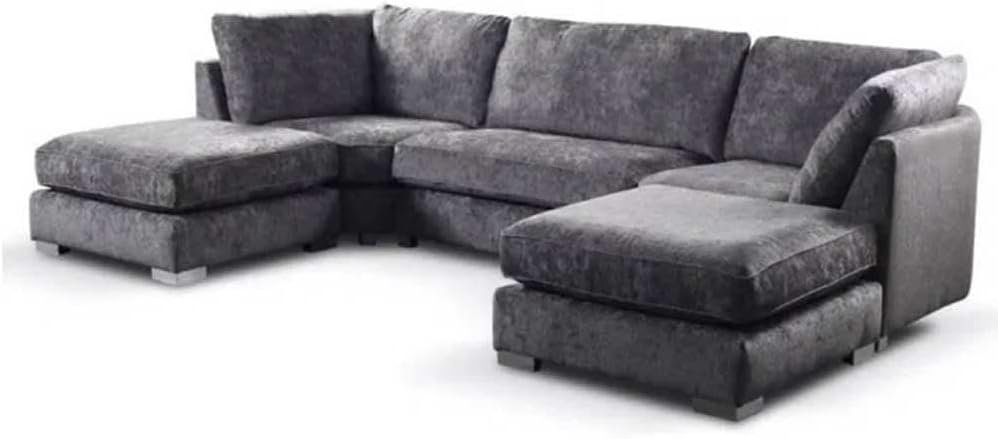 Haawa 3 Seater Upholstered Modular U-Shape sofa - Customizable Sectional Sofa for Living Room, Premium Upholstery, L-Shape Design - Image 3