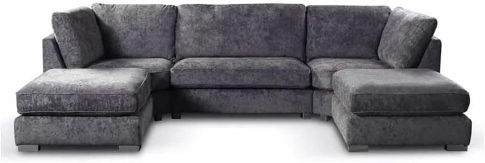 Haawa 3 Seater Upholstered Modular U-Shape sofa - Customizable Sectional Sofa for Living Room, Premium Upholstery, L-Shape Design - Image 4