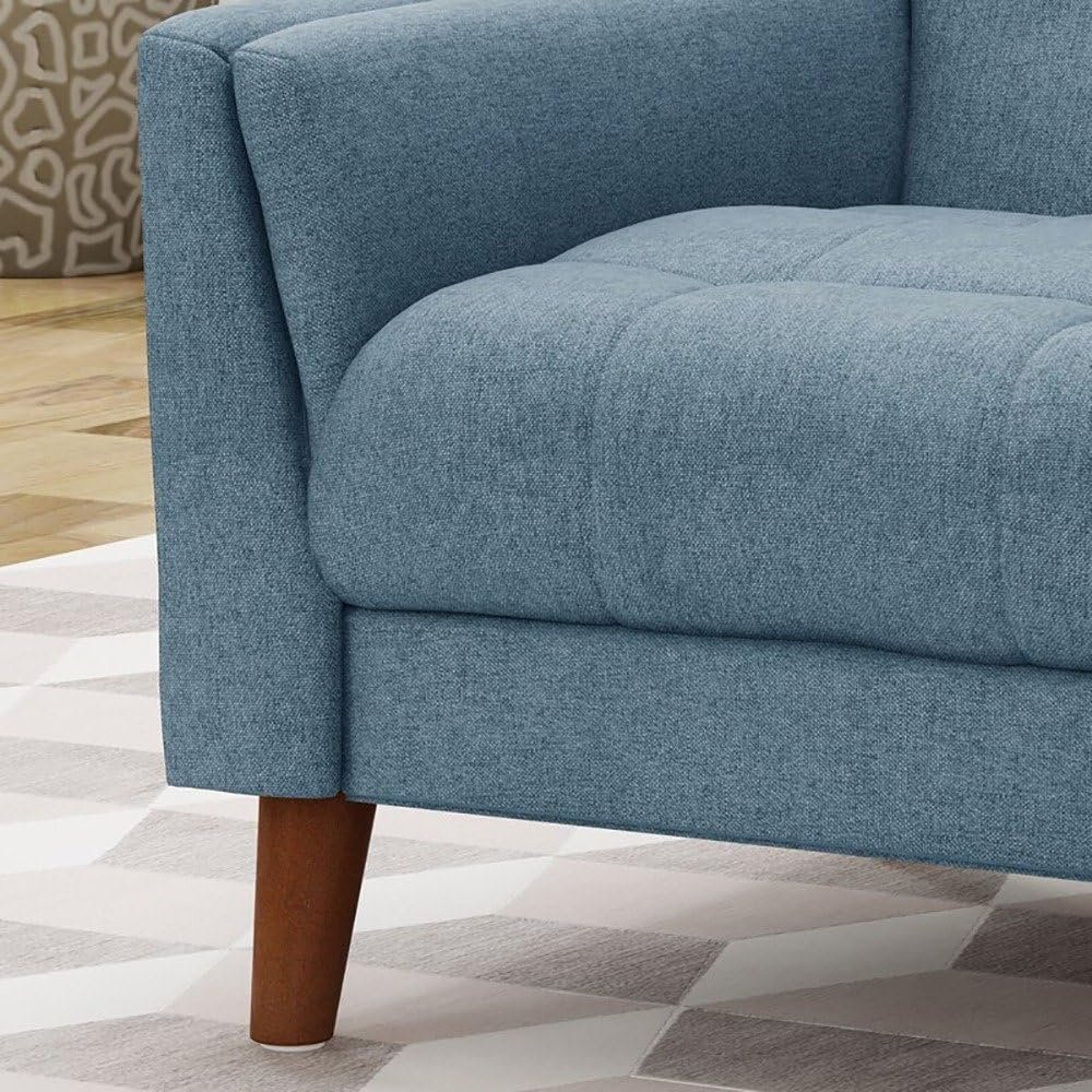 Davidas Wide Tufted Armchair - Stylish Upholstered Accent Chair, Custom Design for Living Room or Office - Image 7
