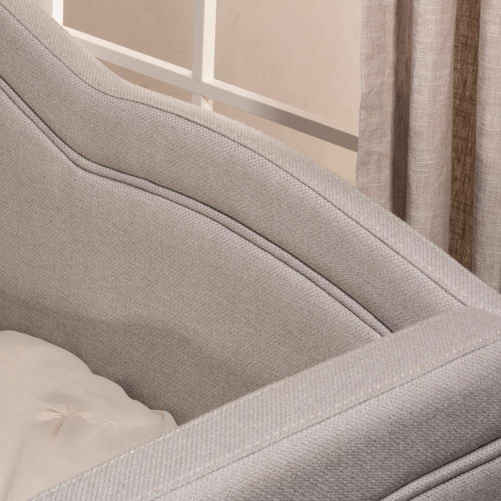 Jasmine Dove Grey Daybed with Trundle - Versatile Upholstered Daybed, Perfect for Lounging or Guest Rooms - Image 3