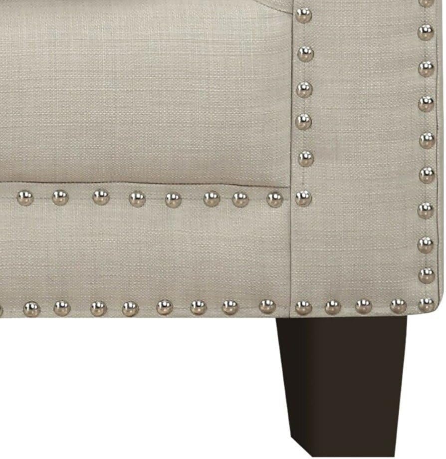 Two Arms Chaise Lounge - Elegant Upholstered Chaise Lounge Chair, Custom Design for Living or Bedroom - Image 4