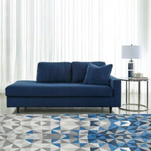 Kustom Deco Corner Chaise Lounge - Elegant Upholstered Chaise Lounge Chair, Custom Design for Living or Bedroom