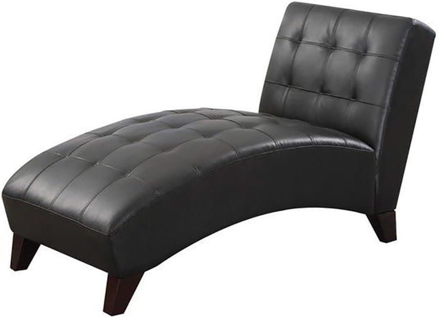 Anna Upholstered Chaise Lounge - Elegant Upholstered Chaise Lounge Chair, Custom Design for Living or Bedroom - Image 2