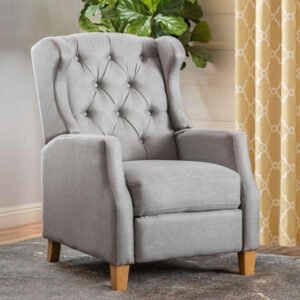 Fabric Tufted Club Chair - Stylish Upholstered Accent Chair, Custom Design for Living Room or Office
