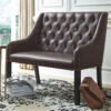 Zavelstein Accent Bench - Stylish Upholstered Accent Chair, Custom Design for Living Room or Office