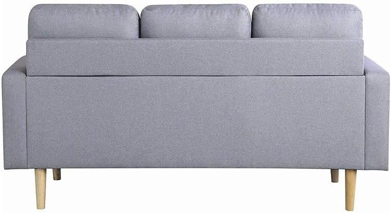 Jasper Grey Sectional Sofa - Customizable Sectional Sofa for Living Room, Premium Upholstery, L-Shape Design - Image 4
