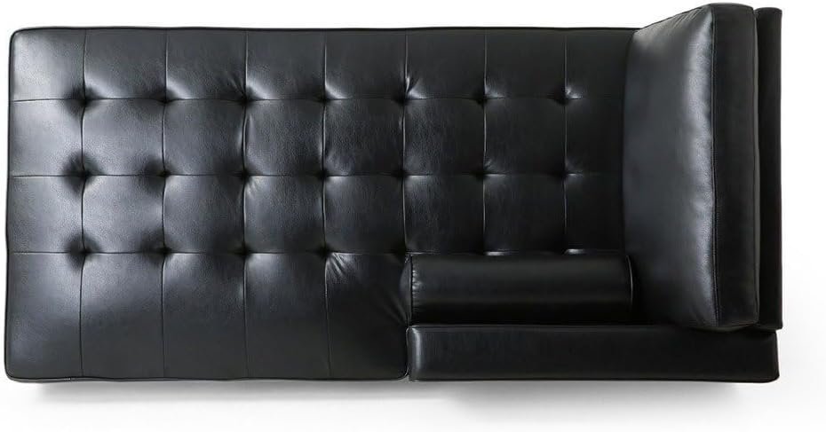 Contemporary Tufted Upholstered Chaise Sectional L-Shape Sofa - Customizable Sectional Sofa for Living Room, Premium Upholstery, L-Shape Design - Image 2