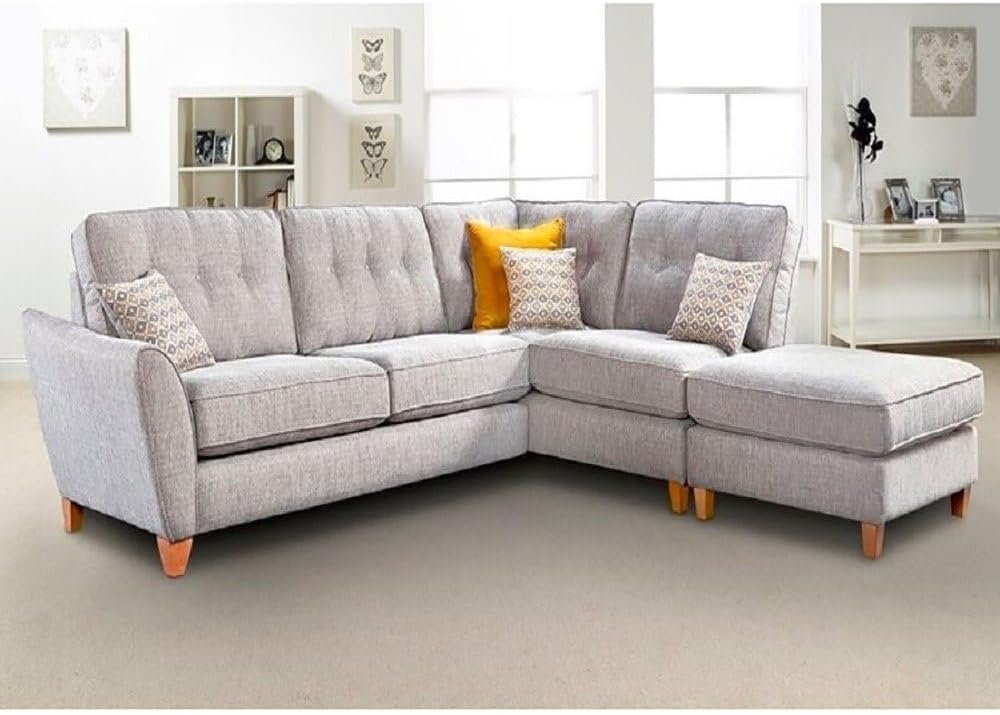 Gaelle Corner Sectional Sofa - Customizable Sectional Sofa for Living Room, Premium Upholstery, L-Shape Design - Image 4