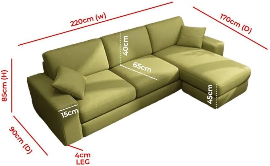 Leisure Modern Sectional Sofa - Customizable Sectional Sofa for Living Room, Premium Upholstery, L-Shape Design - Image 2