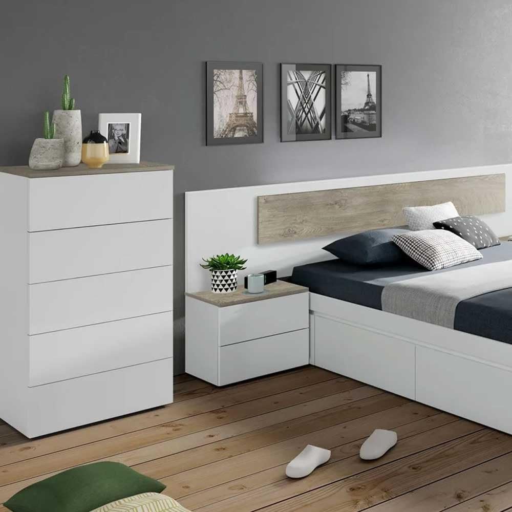 Vida Designs Chest of Drawers - Chest of Drawers with Ample Storage, Modern Bedroom Organizer