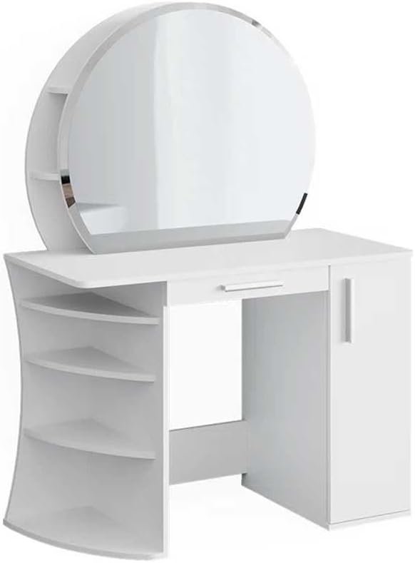 Kustom Deco Dressing Table with Mirror - Elegant Dressing Table with Mirror & Storage, Customizable Finish - Image 2