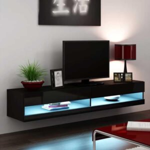 Kustom Deco Robertson TV Unit - Wall-Mounted or Freestanding TV Unit with Storage, Includes Home Installation