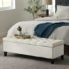 Kustom Deco Upholstered Bench with Storage - Upholstered Ottoman or Bench, Multi-Purpose Seating for Living Room or Bedroom