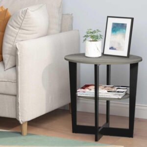 Mepplzian Side Table - Compact End Table for Bedside or Sofa, Stylish & Functional Design