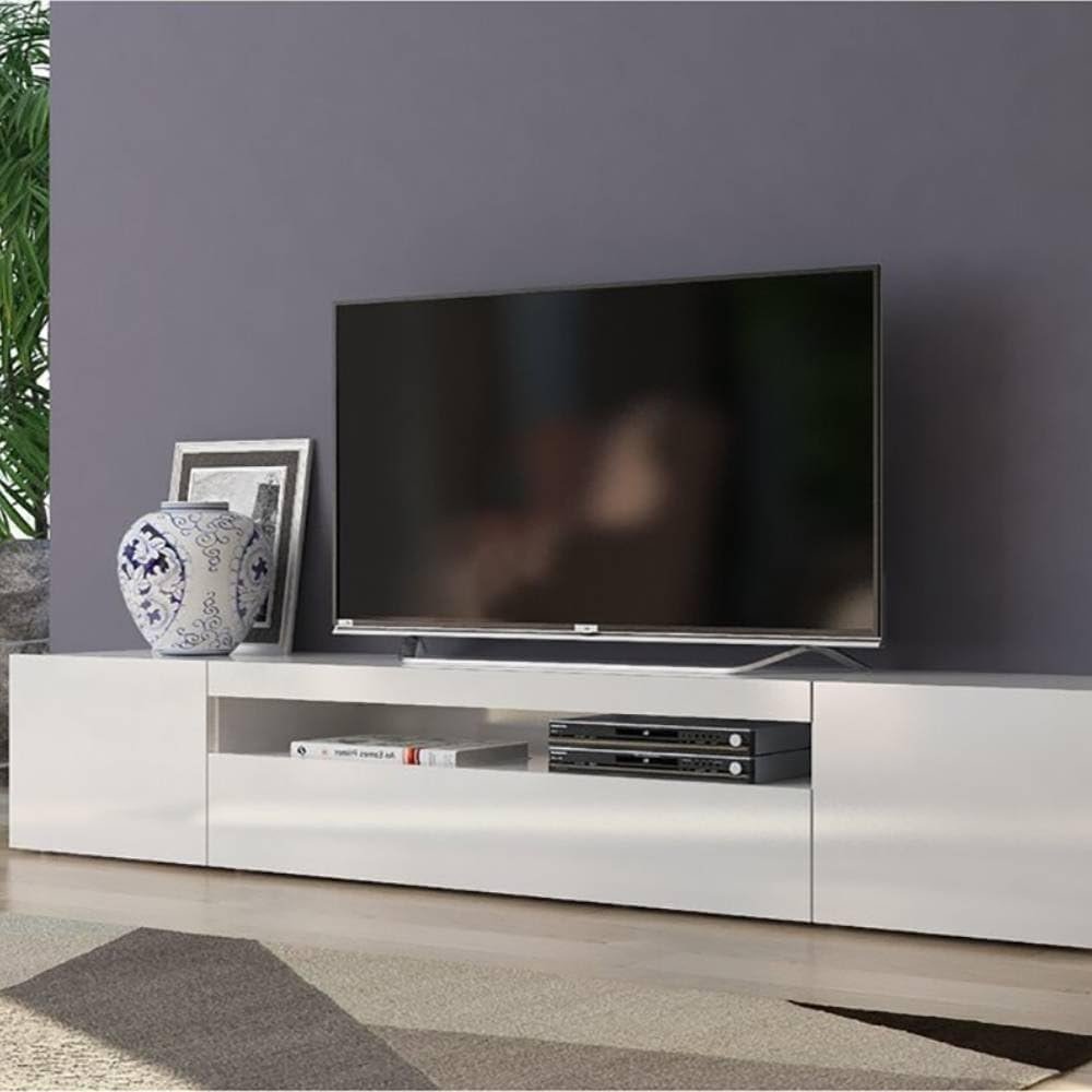 Cribbs TV Stand for TVs up to 88" - Wall-Mounted or Freestanding TV Unit with Storage, Includes Home Installation