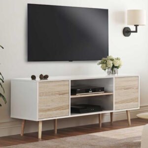Malmo TV Stand for TVs up to 60" - Wall-Mounted or Freestanding TV Unit with Storage, Includes Home Installation