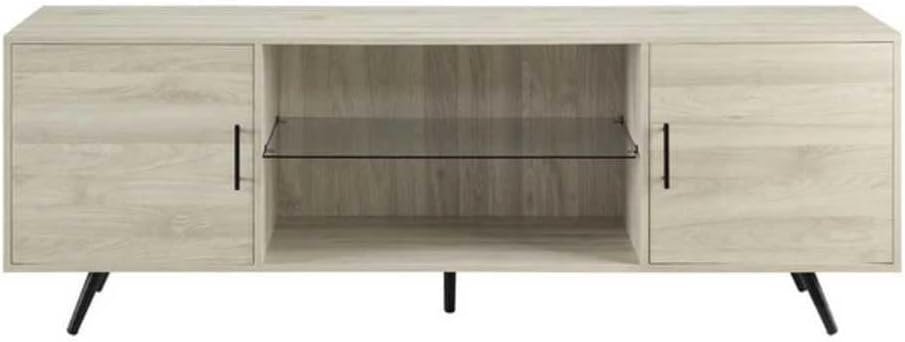 Carrington Mid-Century Modern TV Console - Wall-Mounted or Freestanding TV Unit with Storage, Includes Home Installation - Image 7