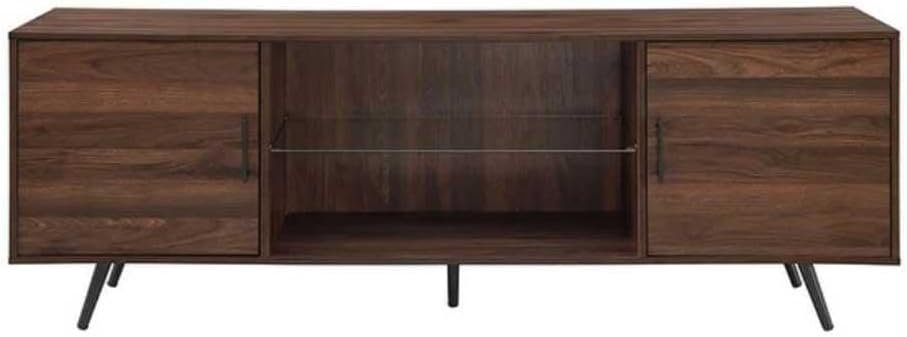 Carrington Mid-Century Modern TV Console - Wall-Mounted or Freestanding TV Unit with Storage, Includes Home Installation - Image 8