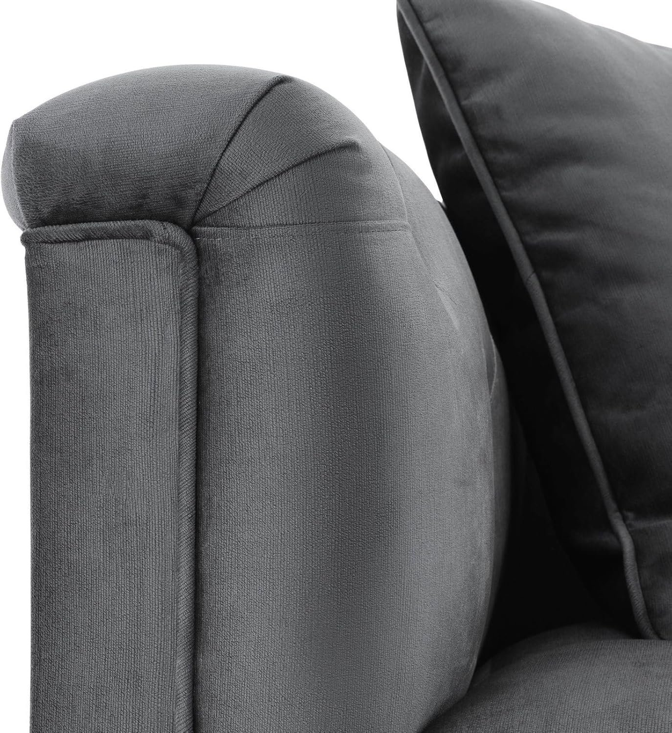 Sofa Cesare Granite Grey - Custom Upholstered Sofa for Living Room, Elegant Design with Premium Comfort - Image 6