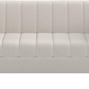 Dakota Sofa - Amsterdam Fabric Natural - Custom Upholstered Sofa for Living Room, Elegant Design with Premium Comfort