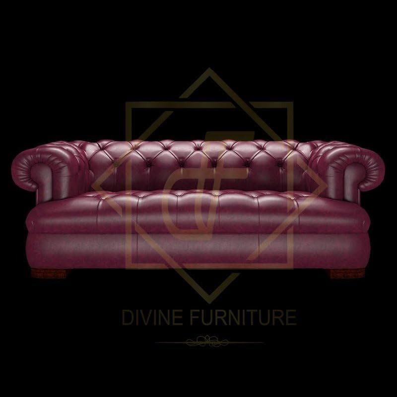 Chesterfield 3 Seater Stylish Sofa - Custom Upholstered Sofa for Living Room, Elegant Design with Premium Comfort - Image 4