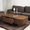 Bianca Wood Coffee Table - Modern Center Table, Perfect for Living Rooms