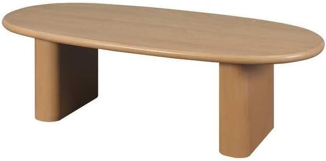 Tapered Tabletop Coffee Table - Modern Center Table, Perfect for Living Rooms