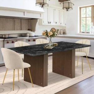 Modern High End Dining Table - Modern Dining Table or Chair Set, Ideal for Elegant Dining Spaces