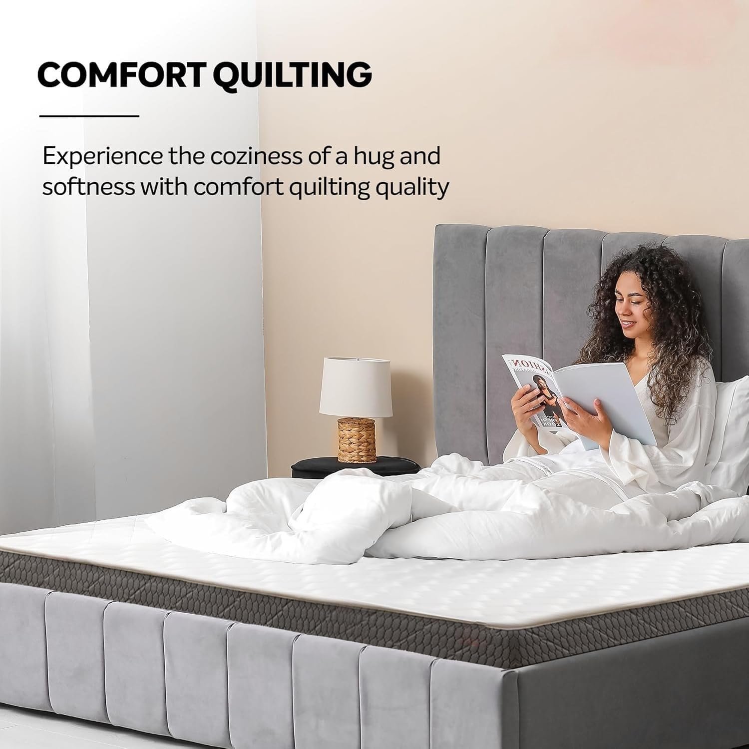 Kustom Deco Spinal Orthomedical Plus Comfopedic Series Premium (Medium Firm Feel) Mattress 2-Years Warranty Thickness 22cm (UK - Double 140 x 190cm) - Image 3