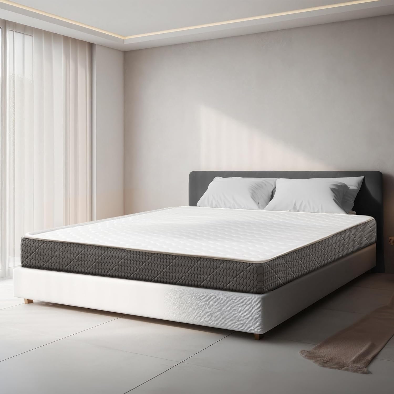Kustom Deco Spinal Orthomedical Plus Comfopedic Series Premium (Medium Firm Feel) Mattress 2-Years Warranty Thickness 22cm (UK - Short King 150 x 190cm) - Image 2