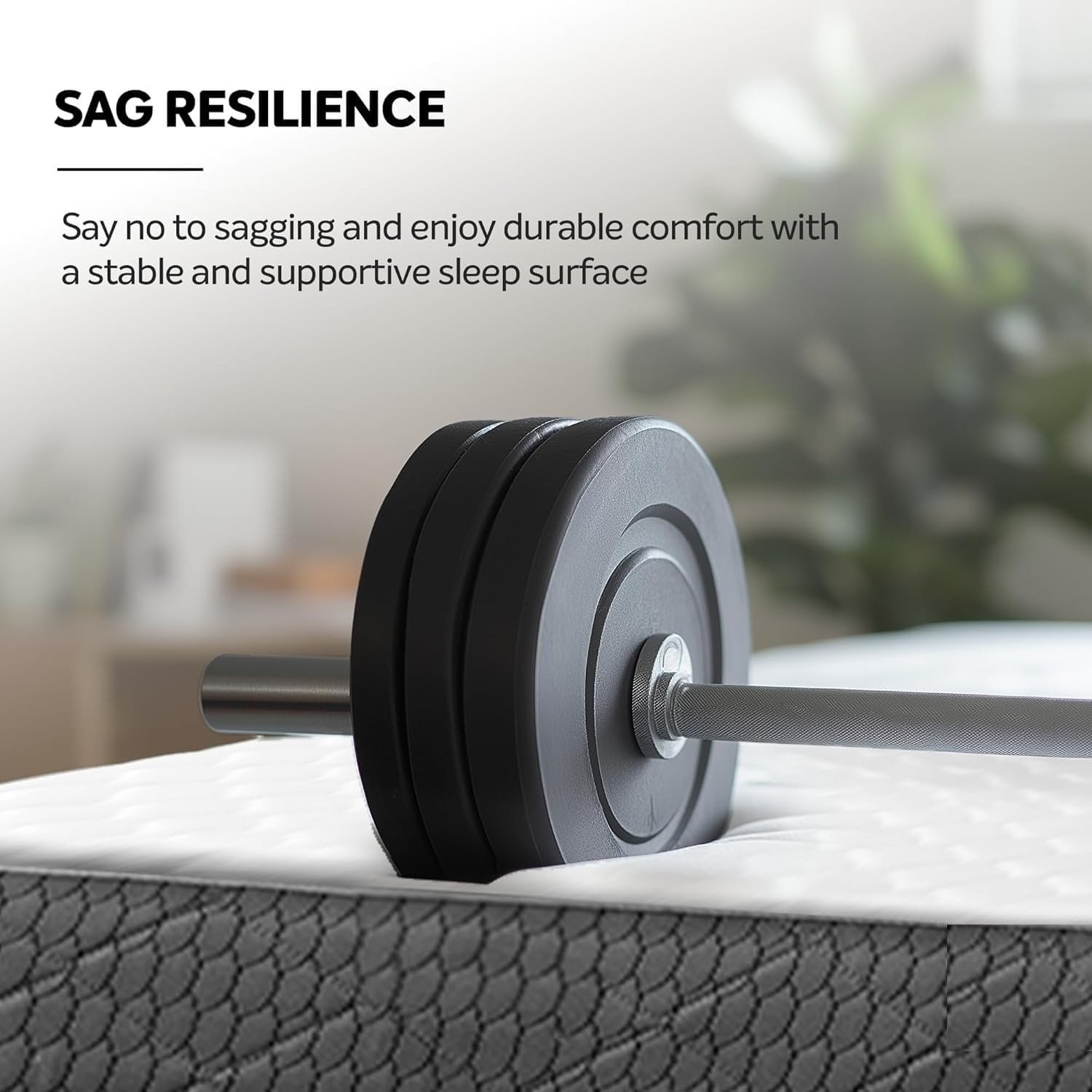 Kustom Deco Spinal Orthomedical Plus Comfopedic Series Premium (Medium Firm Feel) Mattress 2-Years Warranty Thickness 22cm (UK - Short King 150 x 190cm) - Image 6