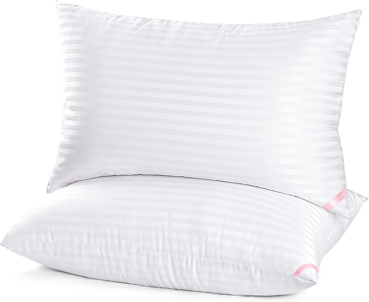 Home Mart Outlet Premium Hotel Quality Standard Size Pillow (50x70 cm) – Luxury Cooling Bed Pillows with 3D Microfiber Filling, Breathable Cover for Side, Back & Stomach Sleepers – Pack of 1