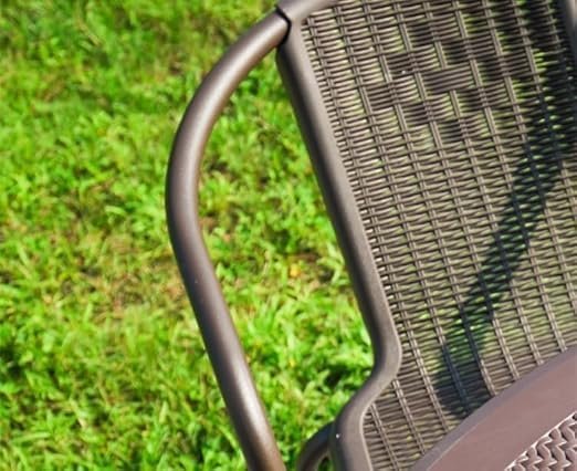Dining Set 5 Piece Outdoor Furniture Patio Dining Table and Chair Balcony Dinner Table Dinner Chair Poly Rattan Anthracite & Grey - Image 5