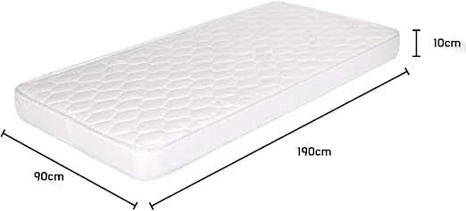 KUSTOMDECO Medical Mattress White Color Single Size (L190 x W90 H10) Cm - 2 Years Warranty. - Image 2