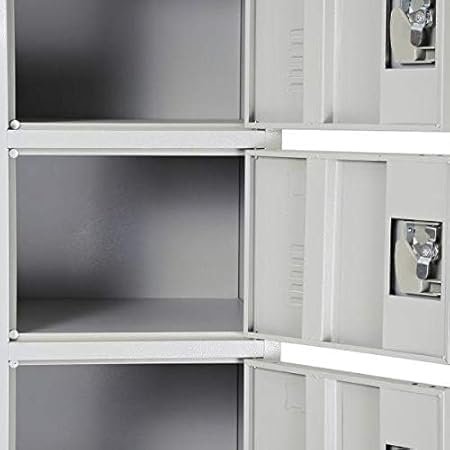 KUSTOMDECO Steel Locker with Lockable Doors For Home, Offices, Schools, Etc 6 Door - KD-196 - Image 5