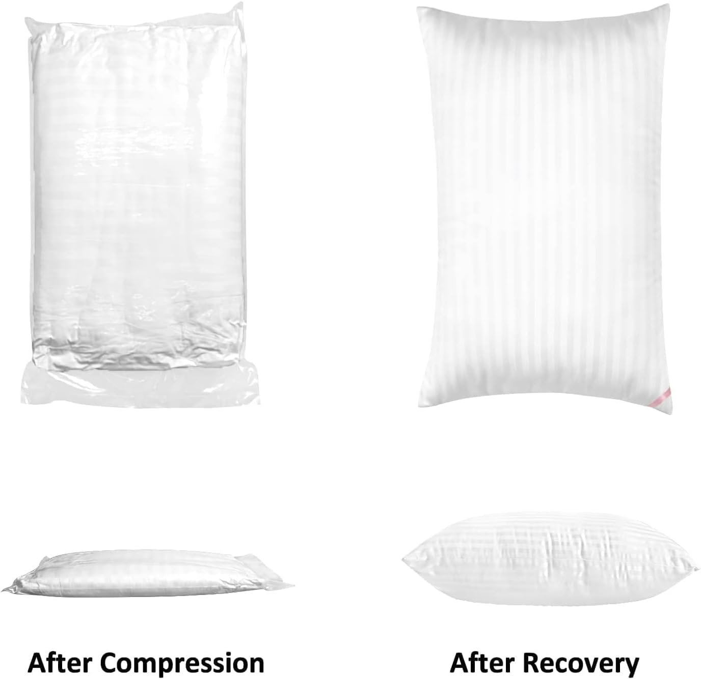 KUSTOMDECO Cooling Bed Pillows for Sleeping, Luxury Hotel Quality 3D Microfiber Filling with Breathable Cover for Side Back and Stomach Sleepers, Reduces Neck Pain, Queen - Image 5