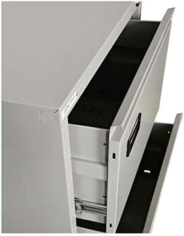 Kustom Deco 4-Drawer Vertical Filing Cabinet – Metal Office File Storage Cabinet – Lockable Grey Steel Organizer for A4 & Legal Documents – 133 x 62 x 45 cm - Image 3