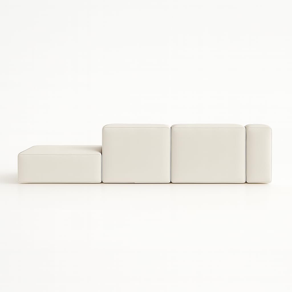 KUSTOMSECO Empress Sectional Sofa | Luxury Couch L Shape Sofa | Modular Sofa for Modern Living Room furniture | Premium Upholstery & Space-Saving L Shape Design - Image 4