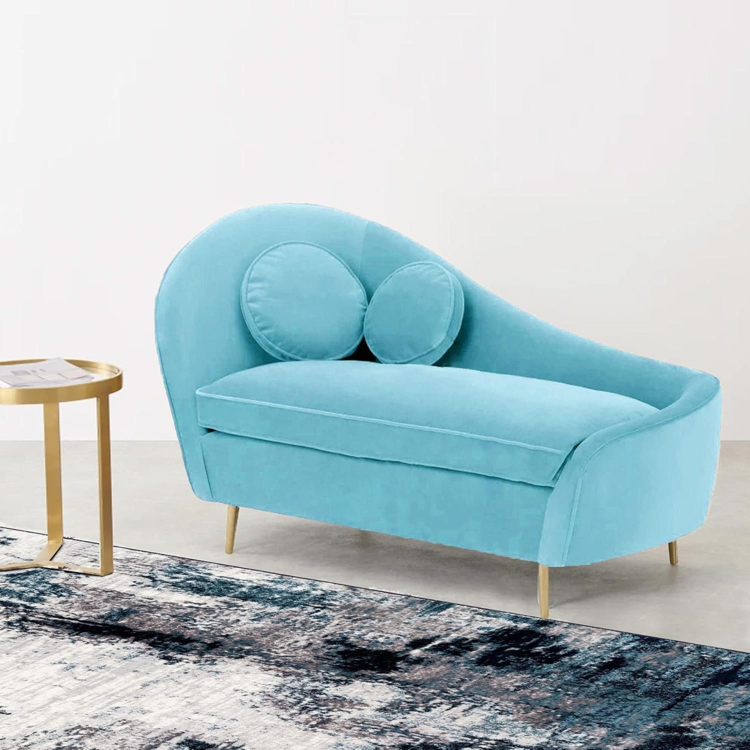 Karnak Classic 2 Seater Velvet Sofa – Blue