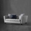 Karnak Crescent 2-Seater Sofa Grey
