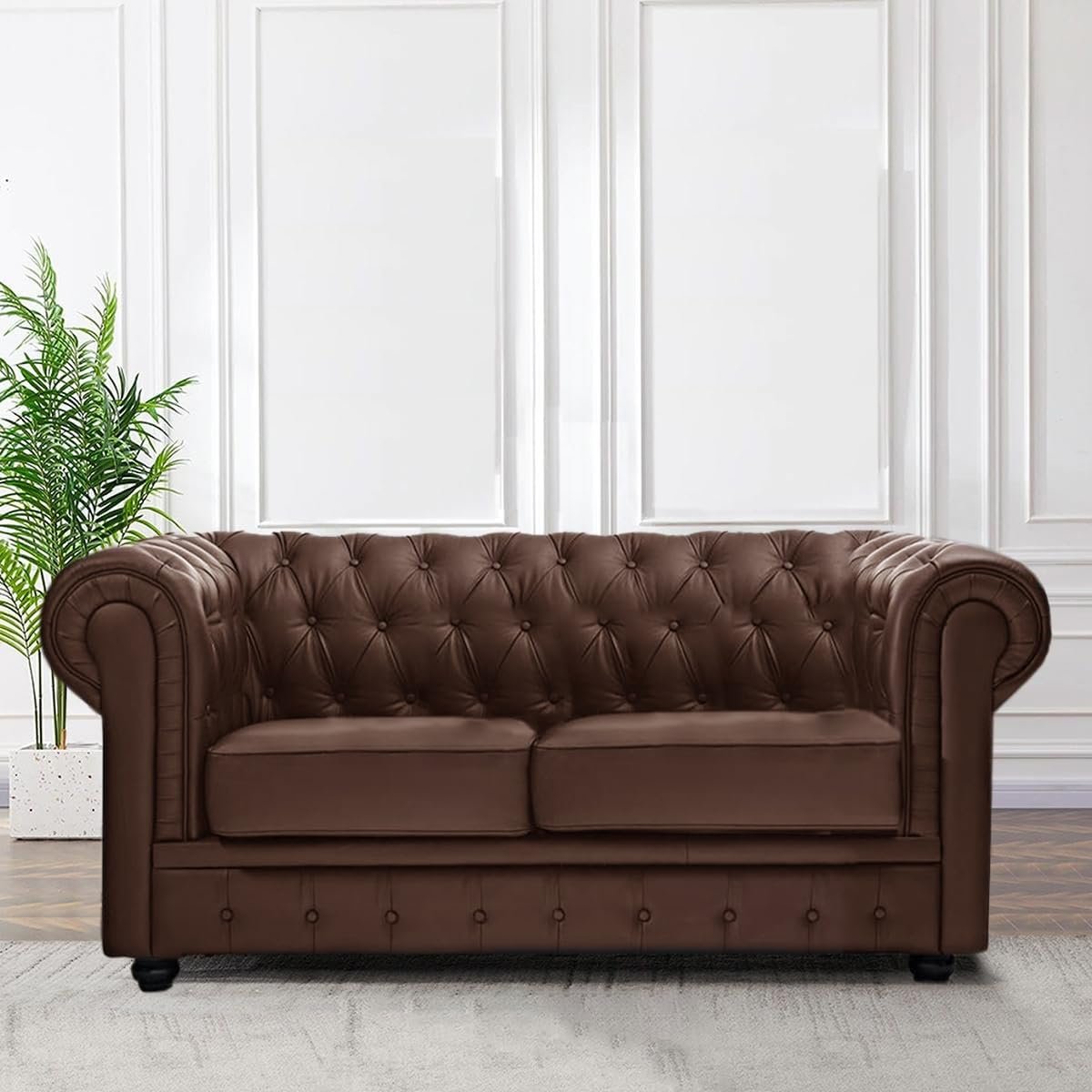 Karnak Teluxe Prime 2 Seater Sofa – Brown