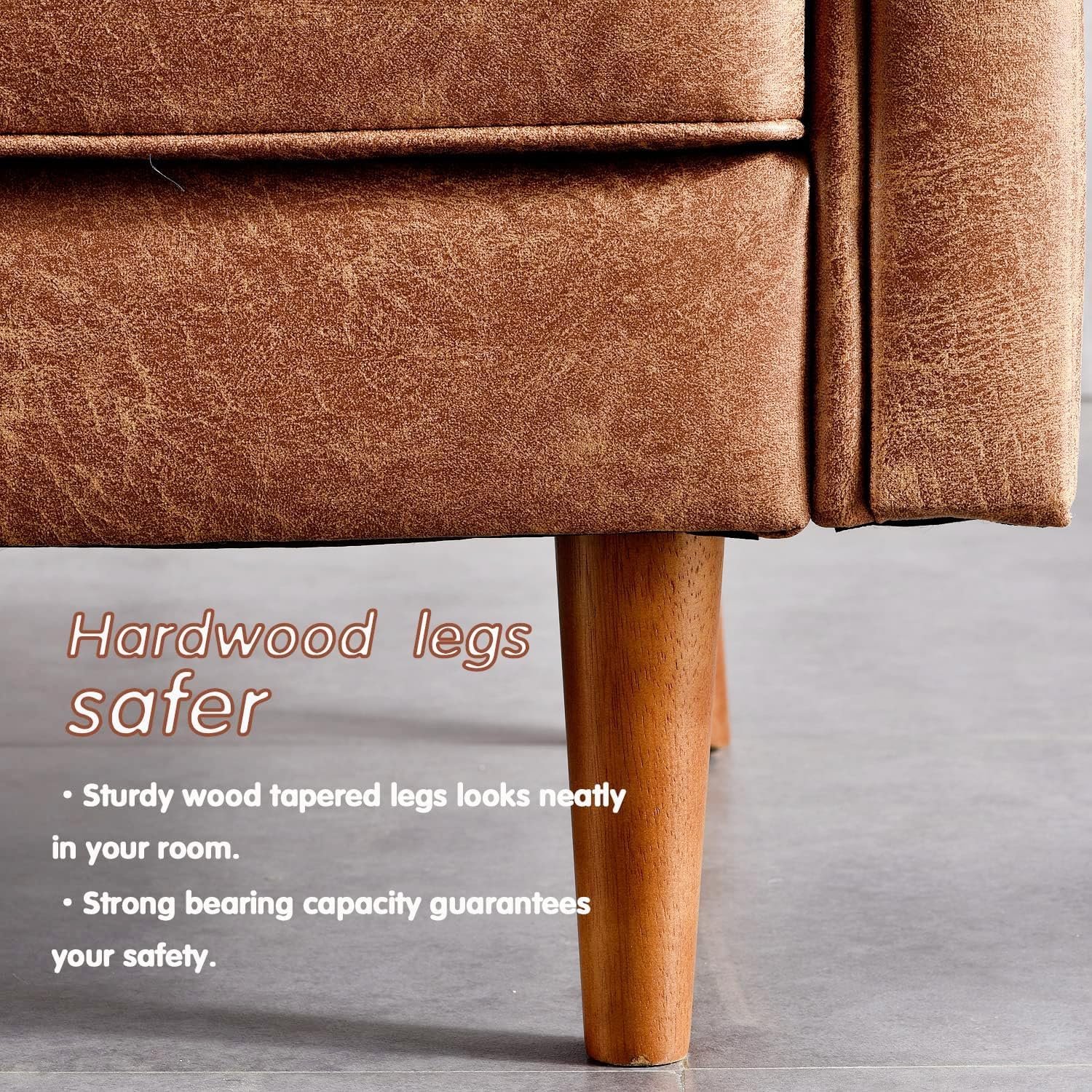 Karnak Mara 3 Seater Sofa - Brown - Image 6