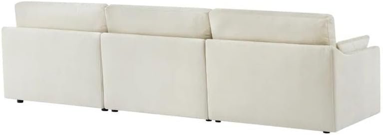 Karnak Aura 3-Seater L-Shape Sofa Cream - Image 5